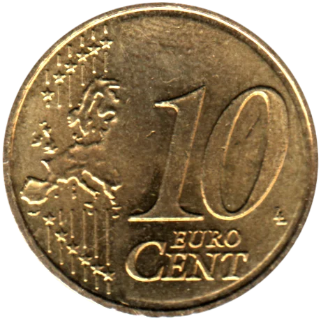 10 cents, 2021 Reverse