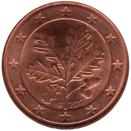 5 cents, 2017 Obverse