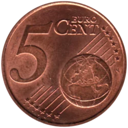 Preview 5 cents, 2017 reverse