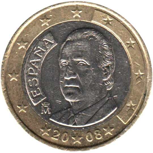 1 Euro, 2008 Obverse