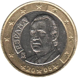Preview 1 Euro, 2008 obverse