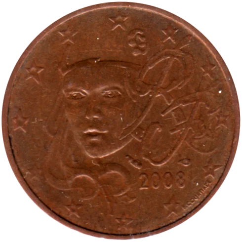5 cents, 2008 Obverse