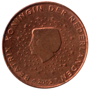 1 cent, 2000 Obverse