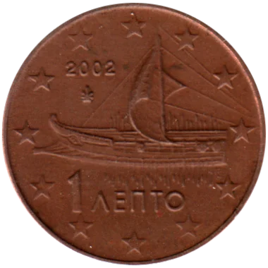 1 cent, 2002 Obverse