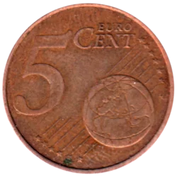 Preview 5 cents, 2012 reverse