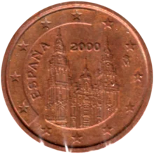 Preview 2 cents, 2000 obverse