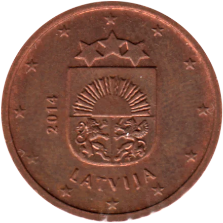 2 cents, 2014 Obverse