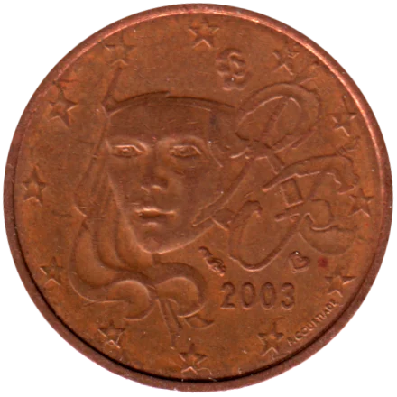 2 cents, 2003 Obverse