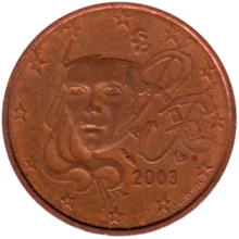 Preview 2 cents, 2003 obverse