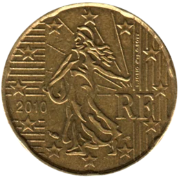 Preview 20 cents, 2010 obverse