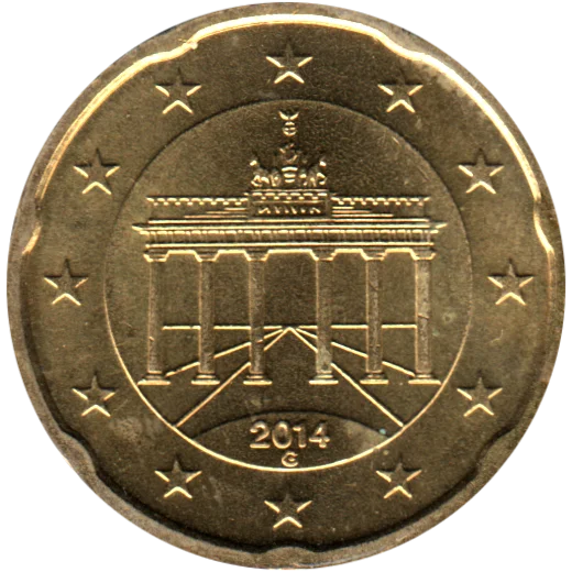 20 cents, 2014 Obverse