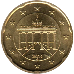 Preview 20 cents, 2014 obverse