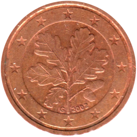 2 cents, 2002 Obverse