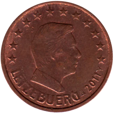 1 cent, 2011 Obverse