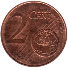Preview 2 cents, 2000 reverse