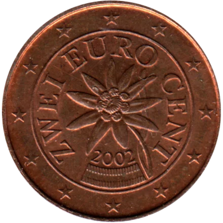 2 cents, 2002 Obverse