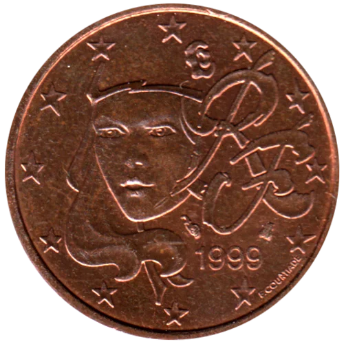 5 cents, 1999 Obverse
