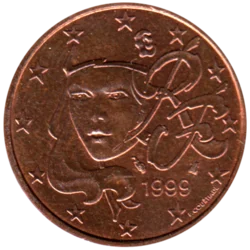 Preview 5 cents, 1999 obverse