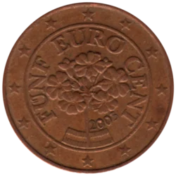 Preview 5 cents, 2003 obverse