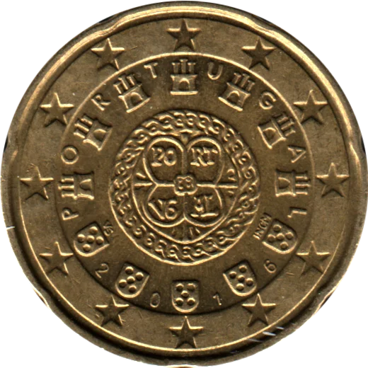 20 cents, 2016 Obverse