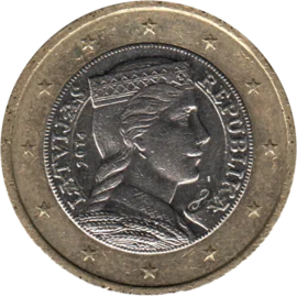 Preview 1 Euro, 2014 obverse