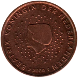 Preview 5 cents, 2000 obverse