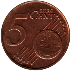 Preview 5 cents, 2000 reverse