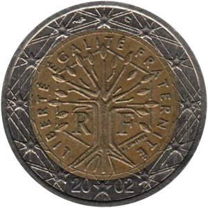 Preview 2 Euro, 2002 obverse