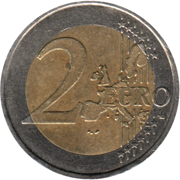 2 Euro, 2002 Reverse