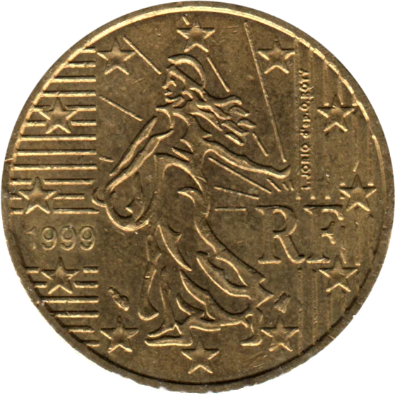 50 cents, 1999 Obverse