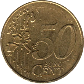 Preview 50 cents, 1999 reverse