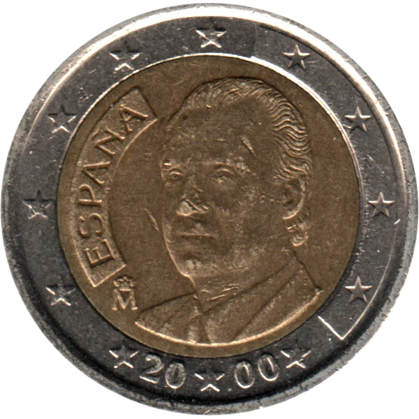 2 Euro, 2000 Obverse