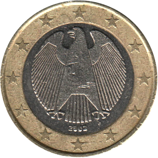 1 Euro, 2002 Obverse