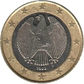 Preview 1 Euro, 2002 obverse