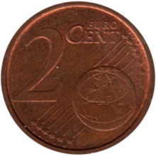 Preview 2 cents, 2015 reverse