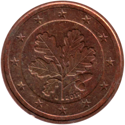 2 cents, 2017 Obverse