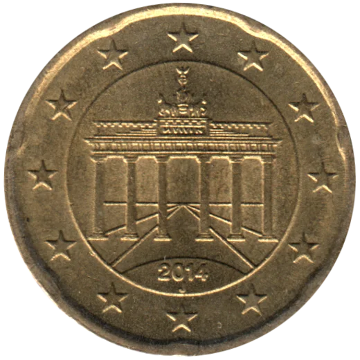 20 cents, 2014 Obverse