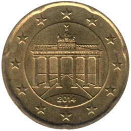 Preview 20 cents, 2014 obverse