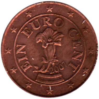 Preview 1 cent, 2007 obverse