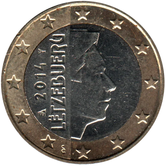 1 Euro, 2014 Obverse
