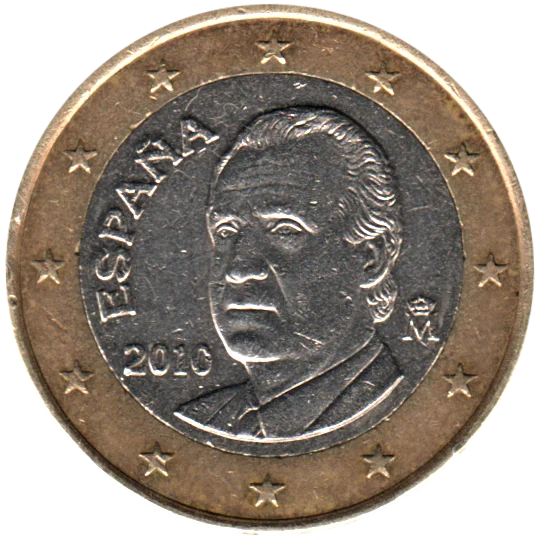 1 Euro, 2010 Obverse