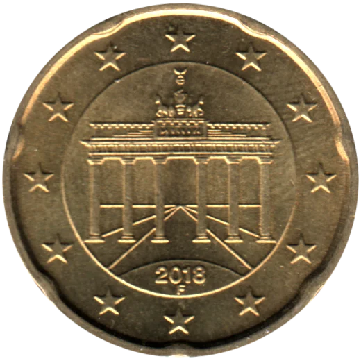 20 cents, 2018 Obverse