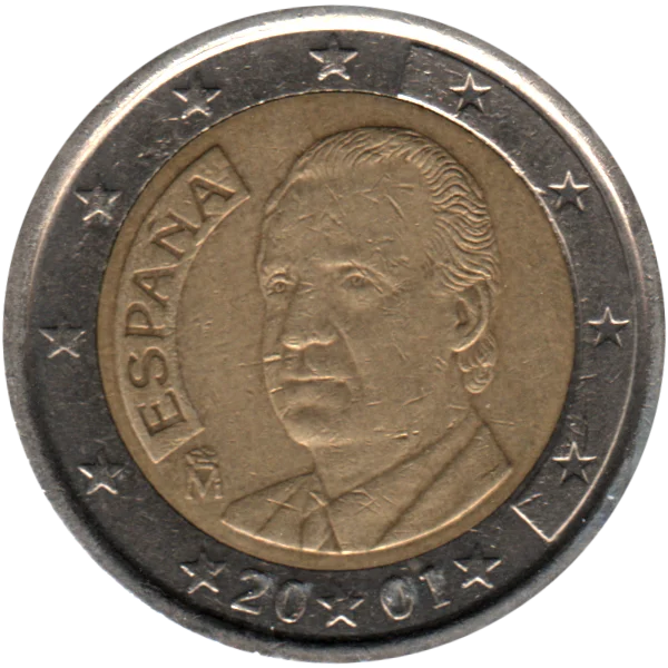 2 Euro, 2001 Obverse