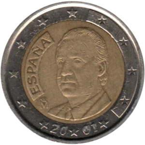 Preview 2 Euro, 2001 obverse