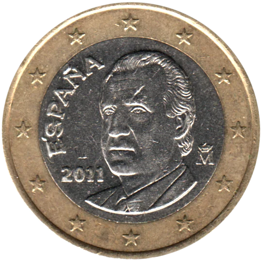 1 Euro, 2011 Obverse