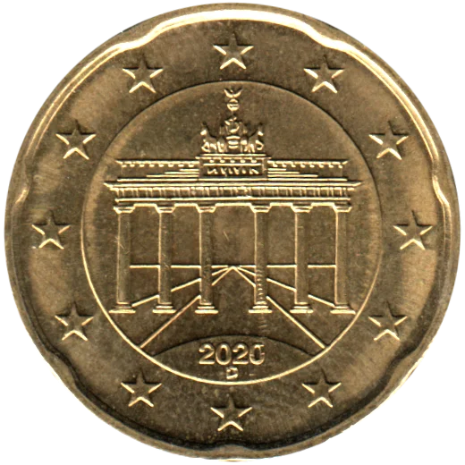 20 cents, 2020 Obverse