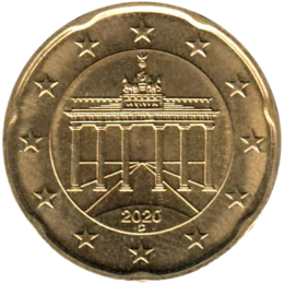 Preview 20 cents, 2020 obverse