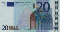 Preview 20 Euro, 2002 obverse