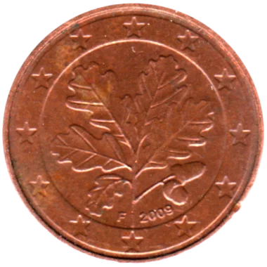 1 cent, 2009 Obverse