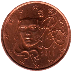Preview 5 cents, 2011 obverse